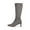 DARK/GREY, variant on DREAM PAIRS Women's Knee High Pull On Fall Weather Winter Riding Boots