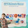 thumbnail image 4 of SkyMagic Poke Poke Art Animals Theme - Mess-Free Fabric Art Craft Kit with Flower Pressing, Creative Gift for Kids Ages 4+, 4 of 7