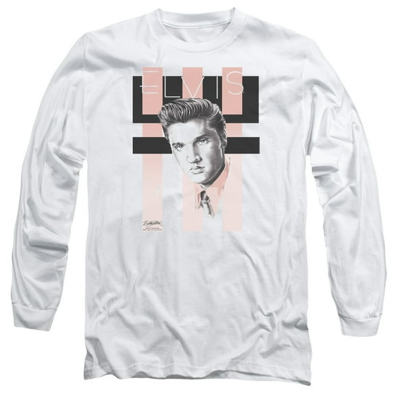 Elvis Presley - Retro - Long Sleeve Shirt - Large