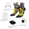 thumbnail image 5 of Naloa Colorful Pug Ankle Socks for Women Non Slip Socks No Show Socks Classic Low Cut Casual Socks Casual Socks, 5 of 7