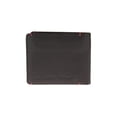 thumbnail image 4 of Luciano Natazzi RFID Blocking Men's Nappa Leather Slim Bifold Wallet I.D. Window Black, 4 of 5