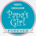 thumbnail image 2 of CafePress - 100% Papa's Girl Infant Bodysuit - Baby Light Bodysuit, Size Newborn - 24 Months, 2 of 4