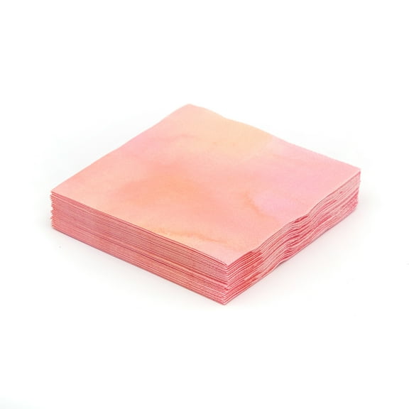 ForYourParty.com Watercolor Napkins 20 Pack - Rose