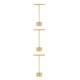 thumbnail image 1 of Jumpingount Gold Jewelry Display Earrings Stand for  Bracelet 8x4x10.5cm Type1, 1 of 1