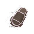 thumbnail image 6 of Mop Slippers Cleaning Shoes Detachable Cleaner Silent Chenille Unisex Mopping Slippers Cleaning Sandals for Kitchen Dusting Floor Polishing Brown, 6 of 8