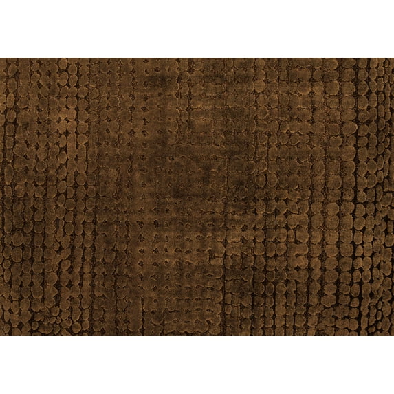 Ahgly Company Indoor Rectangle Abstract Orange Modern Area Rugs, 8' x 12'