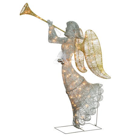 UPC 729083988486 product image for National Tree Company Pre-Lit Angel  Cool White LED Lights  48 inch  Indoor or O | upcitemdb.com