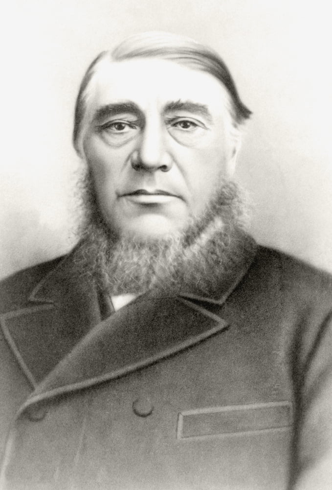 Stephanus Johannes Paulus Kruger 1825 To 1904 Known As Paul Kruger State President Of The South African Republic The Transvaal From A 19Th Century Photograph Canvas Art - Ken Welsh  Design Pics (12 x