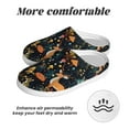 thumbnail image 6 of KLL Forest Elf Pattern Adult Unisex Cozy Slippers,Fuzzy Slip-on Slippers TPR Sole Slippers Comfort Plush Home Footwear for Indoor & Outdoor-35/36, 6 of 7