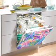 thumbnail image 2 of Yayeee Magnetic Dishwasher Cover for The Front Decoration Home Kitchen Machine Sticker Protector, Gradient Starfish Pattern, 2 of 6