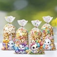 thumbnail image 5 of Jiibva Easter Cellophane Bags,Happy Easter Candy Cookie Bags 100 PCS,Bunny Eggs Gift Bags with Twist for Easter Spring Holiday Party Favor Supplies, 5 of 7