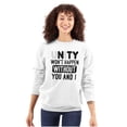 thumbnail image 3 of Unity Needs You and I Cute Pun Unisex Plus Fleece Graphic Sweatshirt Brisco Brands 3X, 3 of 5