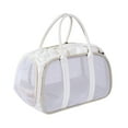 thumbnail image 2 of Bolsa de viaje para mascotas, bolsa transportadora para gatos, cómoda, transpirable, para exteriores, suministros para mascotas, bolsa transportadora para cachorros, perros 44x23x28cm, 2 of 8