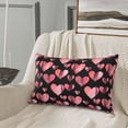 thumbnail image 5 of Balery Hearts Bedding Queen Pillow Cases - Envelope Closure - Soft Brushed Microfiber Fabric - Shrinkage and Fade Resistant Pillow Cases-14"x20", 5 of 6