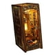 thumbnail image 4 of Rompecabezas de madera 3D para casa de muñecas, estantería para libros, inserto para sala de estar, 4 of 9