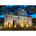 thumbnail image 2 of Gavidia, Pedro 32x24 Black Ornate Wood Framed with Double Matting Museum Art Print Titled - Madrid Spain Alcala Gate, 2 of 4