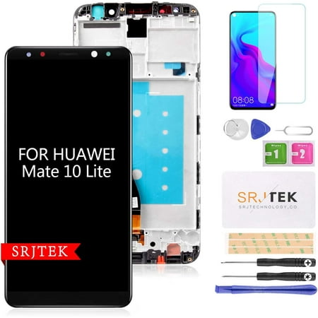 Screen Replacement for Huawei Mate 10 Lite RNE-L01 RNE-L21 RNE-L23 LCD Display Touch Digitizer Frame Panel Full Assembly Black
