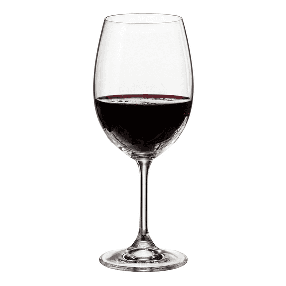 Juego De 6 Copas Para Vino Bohemia Crystalite 350 ml Sylvia