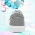 thumbnail image 5 of Obtaom Women Canvas Fashion Sneakers Lace up Play Canvas Shoes Low Top washed Canvas Flat for lady（Gray,US10）, 5 of 8