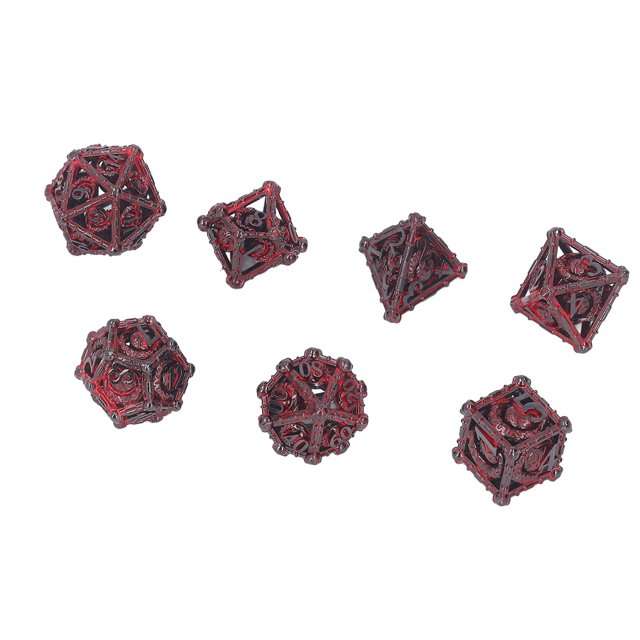 Juego de Dados Poliédricos ANGGREK Cobre Resistente para Juegos de Cartas