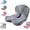 Gray, variant on KALAKALA Celinva Orthopedic Cushion, Instant Relief for Back & Sciatica Pain, Long Sitting Lumbar Support, Memory Foam Truck Seats Cushions, Removable Cover Anti Slip Cushion for Drive,Office