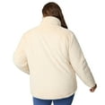 thumbnail image 5 of Free Country Women's Plus Size Cirrus Quilted Reversible Jacket Oat 1X, 5 of 9