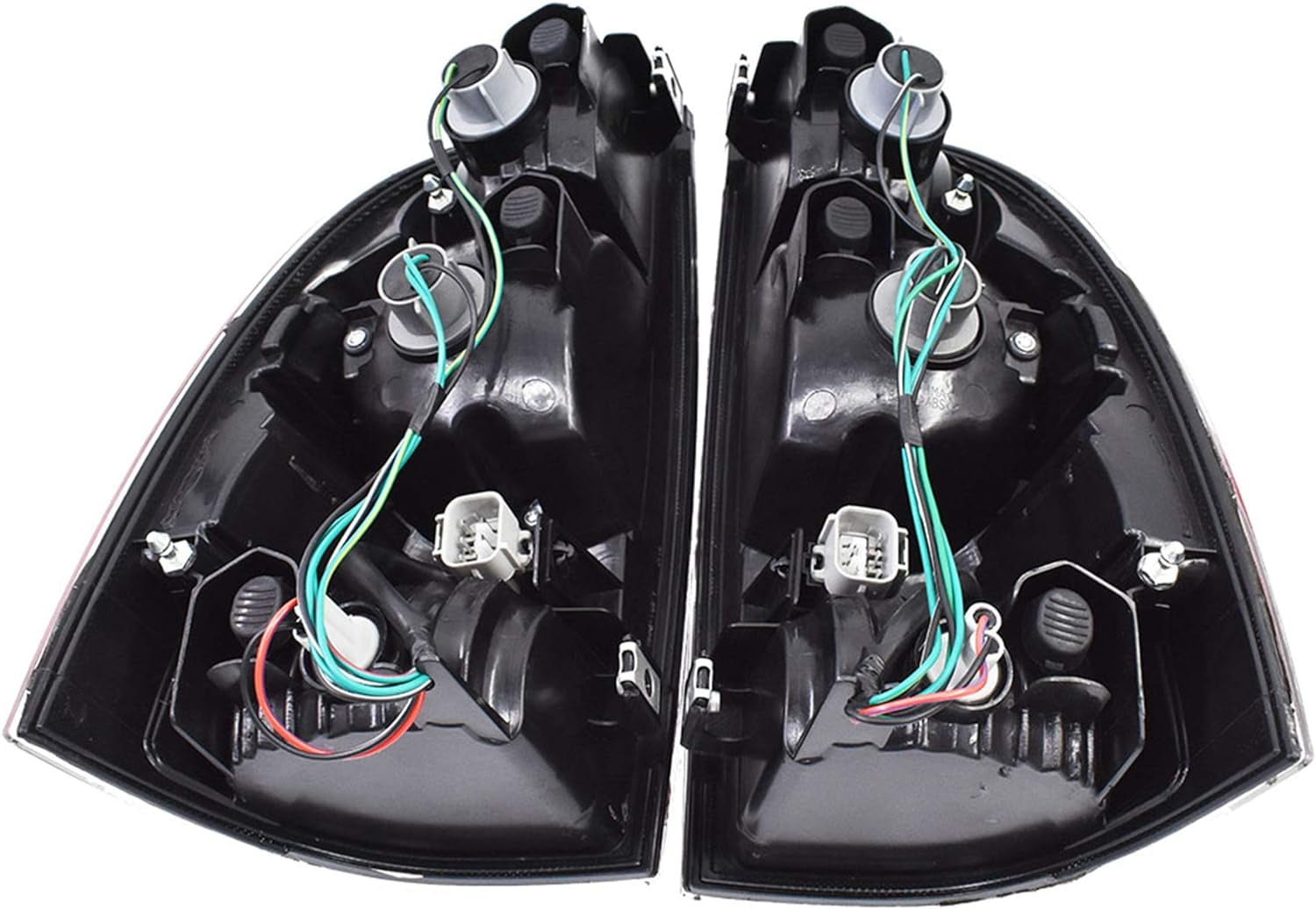 ALL-CARB Red Clear LED Rear Tail Brake Lights Replacement for 2005-2015 Toyota Tacoma Left and Right Side Tail Lights