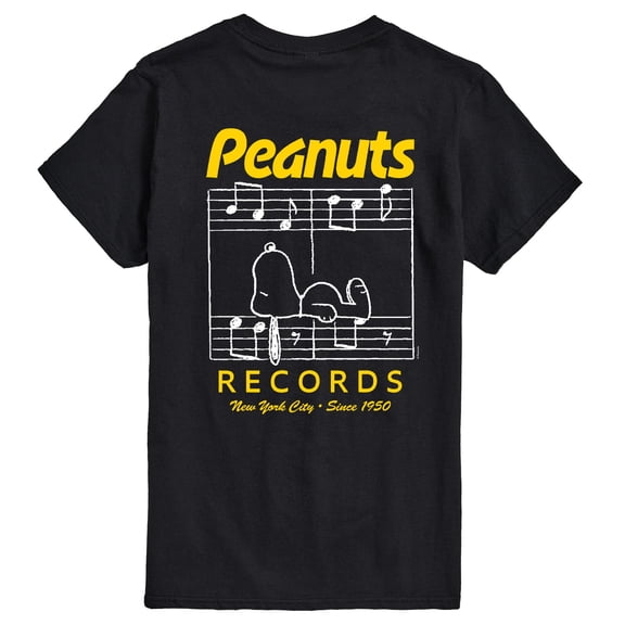 Peanuts - Snoopy Music Short Sleeve Graphic T-Shirt