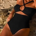 thumbnail image 4 of Kcodviy 2025 Maillot de Bain Femme Coupe Short de Yoga Homme Taille Haute Bikini Robe Maillot de Bain Robe Ronde Maillot de Bain Taille Haute Jupe Bikini, 4 of 6