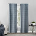 thumbnail image 4 of Better Homes & Gardens Boucle Blackout Curtain Panel, 1-Piece, Indigo, 50" W x 84" L, 4 of 5