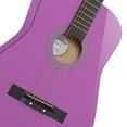 thumbnail image 2 of Ashthorpe 38-Inch Beginner Acoustic Guitar Starter Package, Purple, 2 of 7