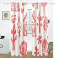 thumbnail image 2 of Childish Drawing Houses Black Out Curtains 84 Inch Length Curtains for Sliding Glass Doors Bedroom Living Room 2 Pack, 2 of 6