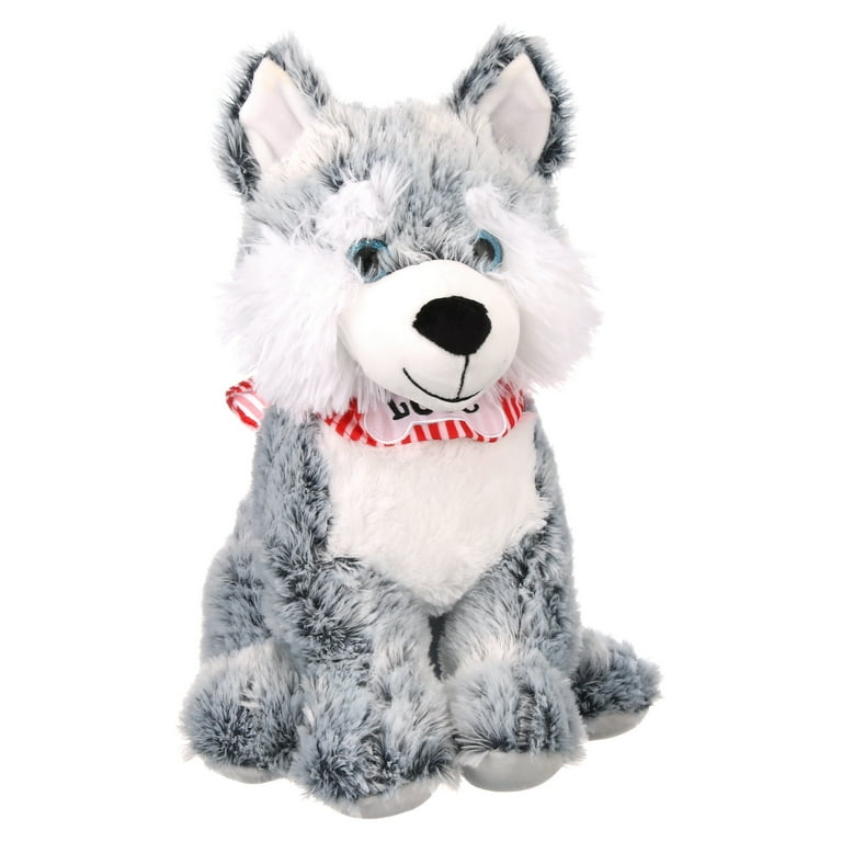 Husky stuffed cheap animal walmart