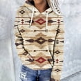 thumbnail image 2 of Birdeem Haut à Capuche à Manches Longues pour Femmes avec Imprimé de Noël, Tenue d'Hiver, 2 of 5