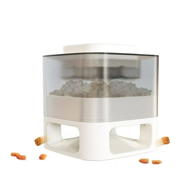 Dog feeder with button online