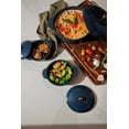 thumbnail image 2 of Thyme & Table 3-Piece Ceramic Casserole Set – Atlantic Blue, 2 of 10