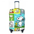 thumbnail image 1 of Housse de Valise Personnalisée Mignonne Dessin Animé Snoopy, Protecteur de Mode pour Voyage, Housse de Protection pour Valise pour 18-32 Pouces, 1 of 1