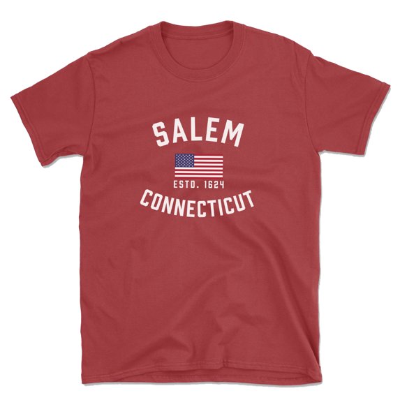 Salem Connecticut Patriot Men's Cotton T-Shirt