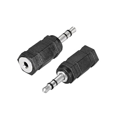Aux Female To Female Adapter 3.5 Mm Audio Cable 3.5mm Female To 2.5mm Male Stereo Audio Headphone Jack Gold Adapter Convert H3A2 3.5mm Extension Cable Female To Female Stereo Coupler