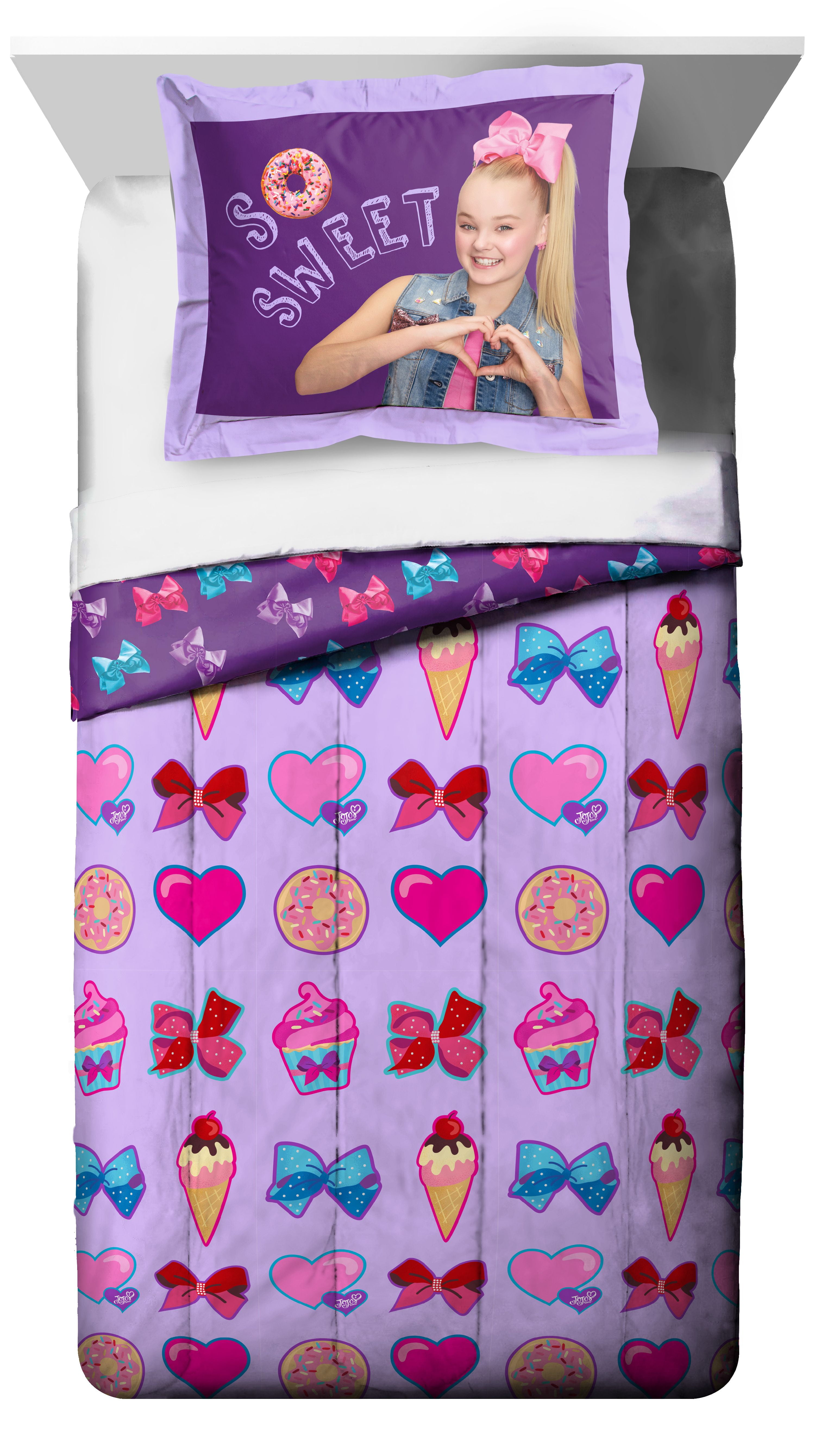 JoJo Siwa Bedding Dream Crazy Big Oversized Pink Sparkle Jumbo Body Pillow 