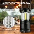 thumbnail image 4 of LED Collapsible Camping Lantern 4-Packs, COB Ultra Bright, Battery Powered Camping Light, IPX4 Water Resistant, Portable Emergency Lights for Power(included 12 AA), 4 of 6