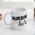 thumbnail image 4 of CafePress - Nursing School Survivor - 11 oz Ceramic Mug - Novelty Coffee Tea Cup, 4 of 6