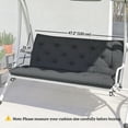 thumbnail image 3 of Outsunny 2 Seater Garden Bench Cushions, 4.7 Inch Thick Outdoor Soft Pad, 3 of 10