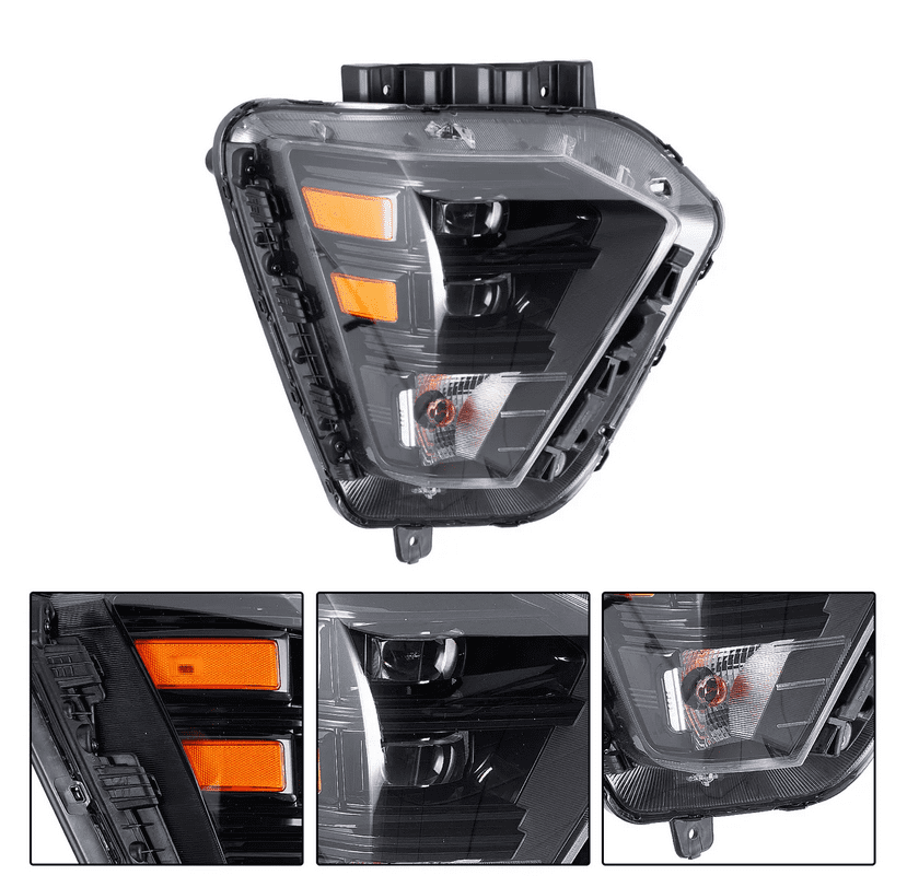 2024-2025 Hyundai Kona Right Passenger Headlight Assembly - LED w/Halogen Signal - OEM #92102-BE020