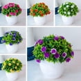 thumbnail image 4 of Maceta de flores artificiales, bonsái falso en maceta de metal para decoración de centros de mesa, hogar, boda, oficina, restaurante., 4 of 8