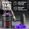 thumbnail image 6 of Iron Force XL+ ACV Gummies Advanced Formula Vitamin Supplement IronForce XL+ 60 Gummies, 6 of 8