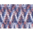 thumbnail image 2 of Zelouf Silky Touch Chiffon Print  , Sewing, DIY, Crafts Fabric by the Yard, 341 Red/navy, 1 Yard, 2 of 2