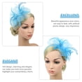 thumbnail image 3 of EeaseMX Veil Fascinator Central de cabello Fascinators Hat Tea Party Headband Sombreros de té para mujeres, 3 of 8