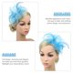 thumbnail image 5 of Veil Fascinator Central de cabello Fascinators Hat Tea Party Headband Sombreros de té para mujeres, 5 of 6