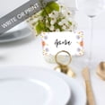 thumbnail image 2 of Koyal Wholesale Classic Spring Florals Place Cards for Wedding Party Tables, Seating Place Cards for Holders, 60 Pack, 2 of 5